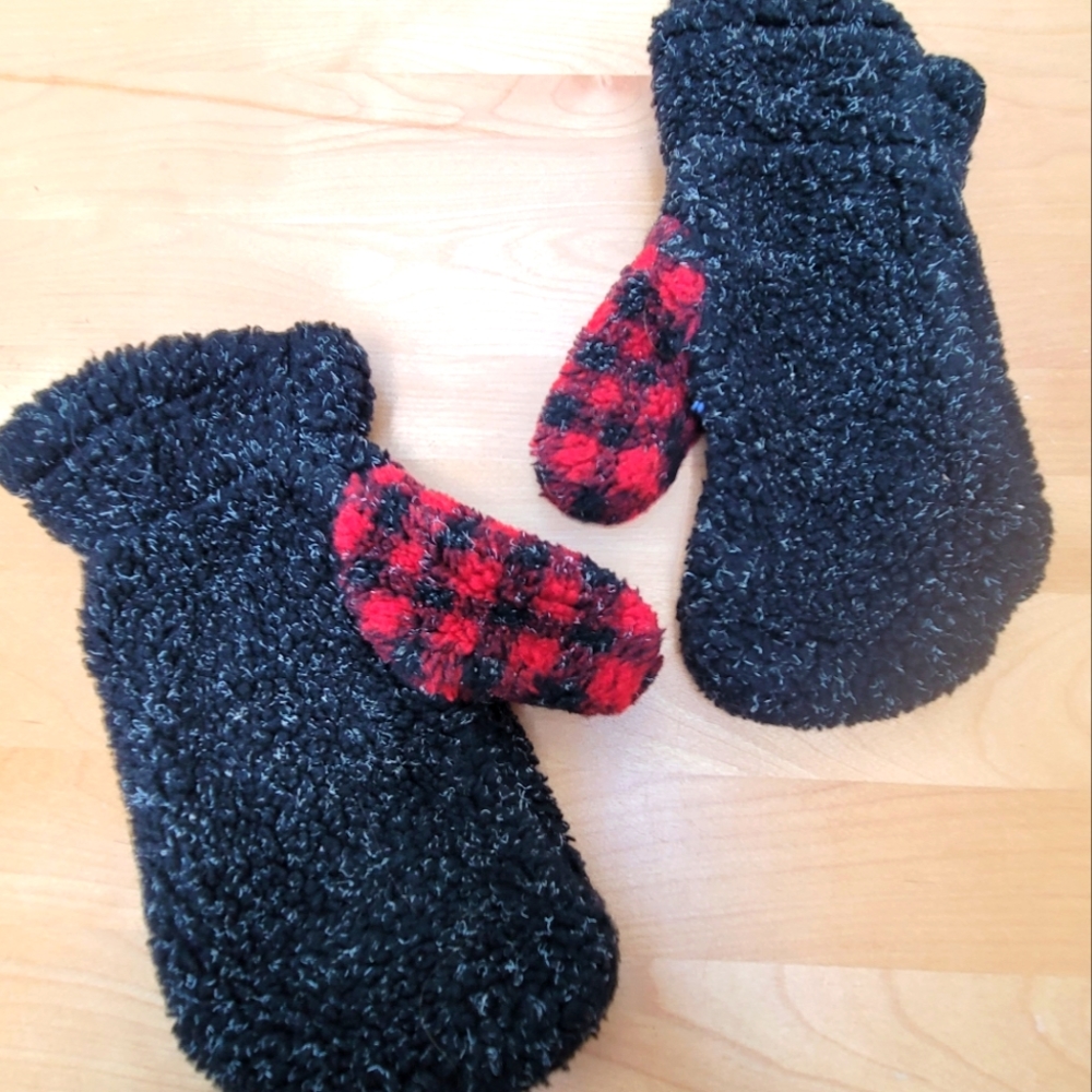 PLATANIA | Fleece Mittens, Sz M
